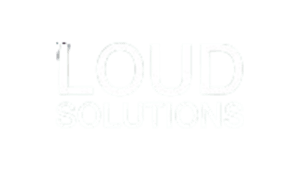 LOUD Solutions Logo White (1)